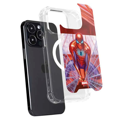 Marvel Spiderman Web Slinger iPhone 15 Pro MagSafe Case